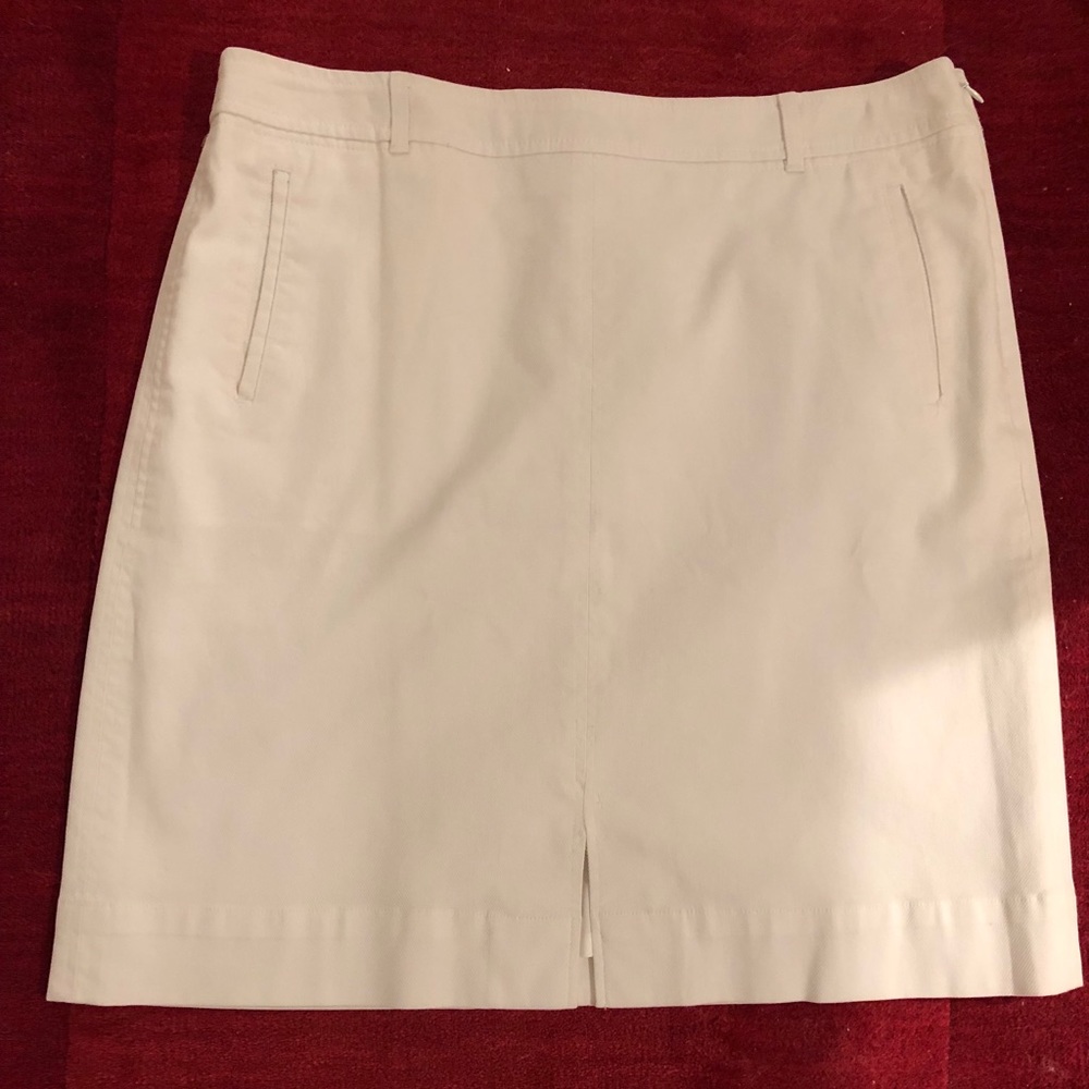 White Talbots skirt